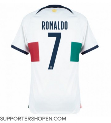 Portugal Cristiano Ronaldo #7 Borta Matchtröja VM 2022 Kortärmad